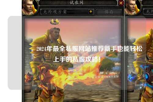 ??2024年最全私服網(wǎng)站推薦新手也能輕松上手的私服攻略！