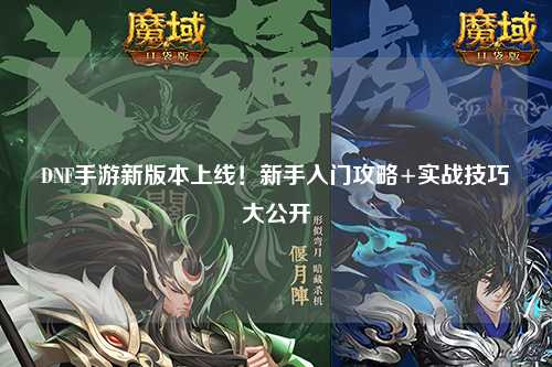 DNF手游新版本上線！新手入門攻略+實戰(zhàn)技巧大公開?