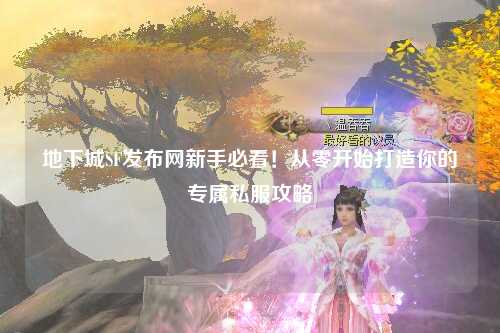 地下城SF發布網新手必看！從零開始打造你的專屬私服攻略?