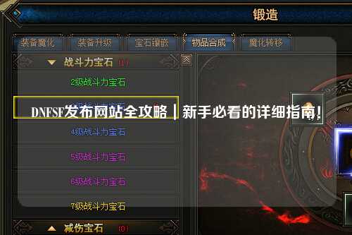 DNFSF發布網站全攻略｜新手必看的詳細指南！