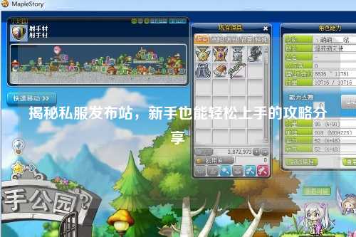揭秘私服發(fā)布站，新手也能輕松上手的攻略分享?