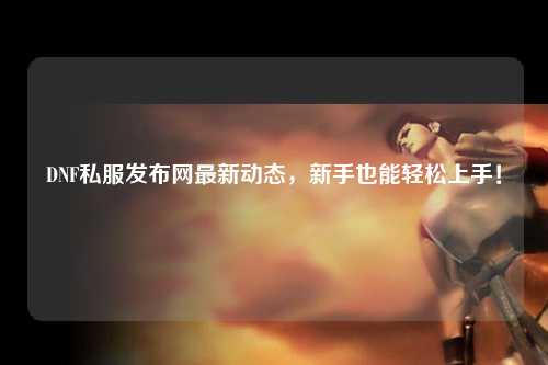 DNF私服發布網最新動態，新手也能輕松上手！