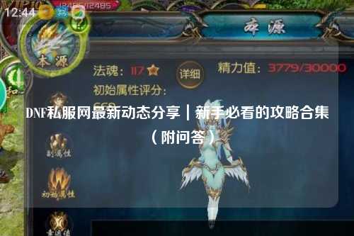 DNF私服網最新動態分享｜新手必看的攻略合集（附問答）
