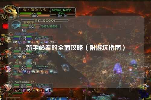 新手必看的全面攻略（附避坑指南）