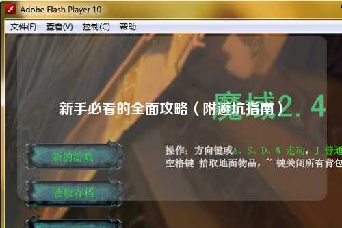 新手必看的全面攻略（附避坑指南）