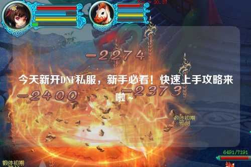 今天新開DNF私服，新手必看！快速上手攻略來啦～?